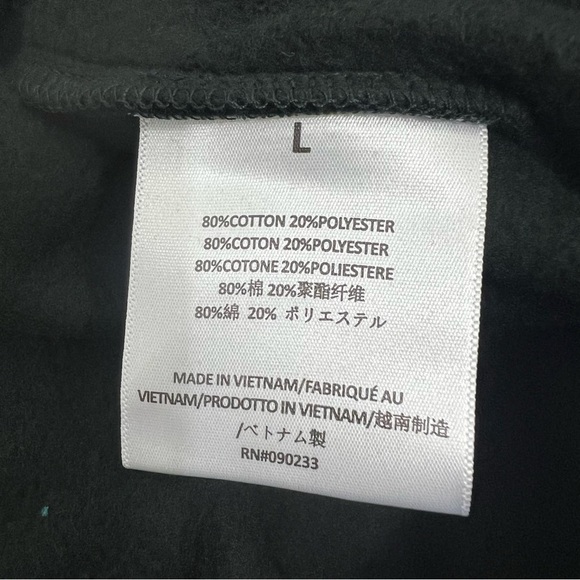 NWT Fear of God Essentials Hoodie & Sweatpants Set Plum Black Oversized Large - Picture 10 of 15